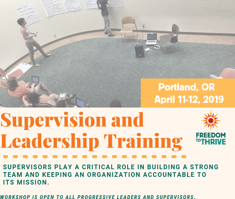 Supervision and Leadership Training